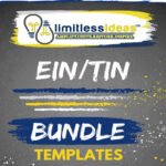 EIN/TIN Basics Bundle Templates "$350 Billed Monthly"