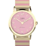 Marlin® Hand-Wound 34mm Stainless Steel Expansion Band Watch